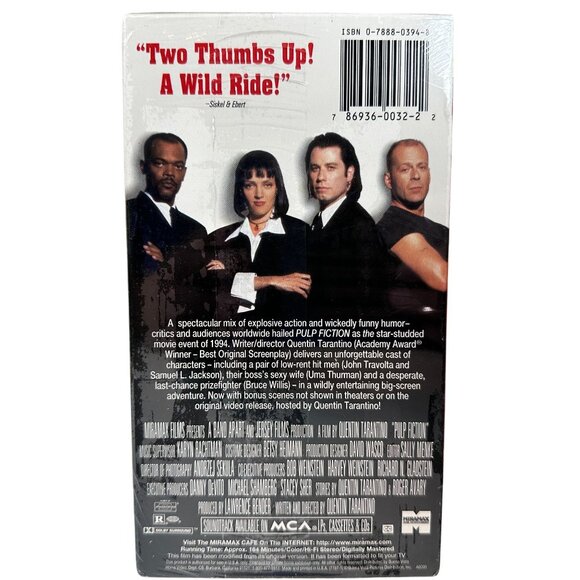 Pulp‎ Fiction Special Collectors Edition VHS NEW Quentin Tarantino BONUS SCENES - Picture 4 of 16